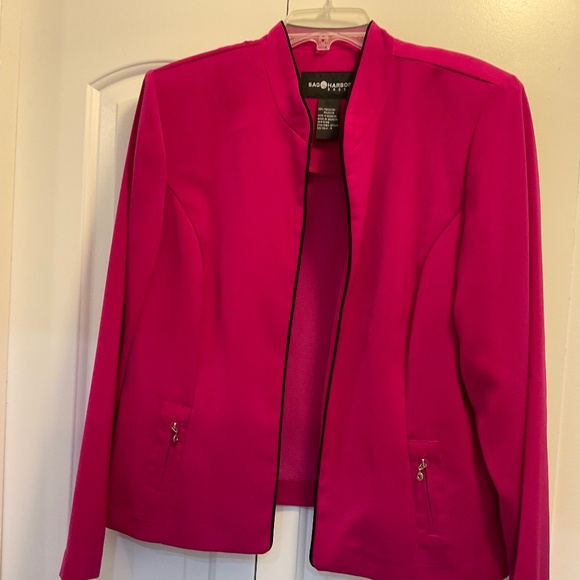 Sag Harbor women’s hot pink size 18 jacket - Picture 2 of 7